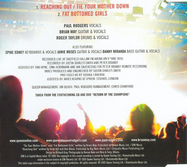 Reaching Out / Tie Your Mother Down