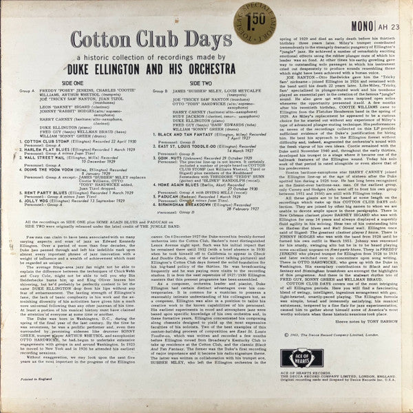 Cotton Club Days