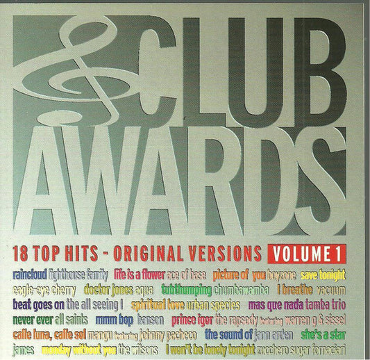 Club Awards - 18 Top Hits - Original Versions - Volume 1