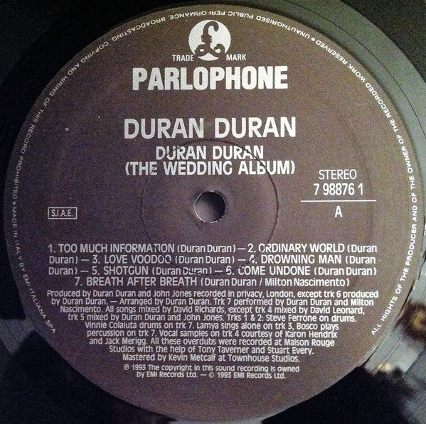 Duran Duran - The Wedding Album