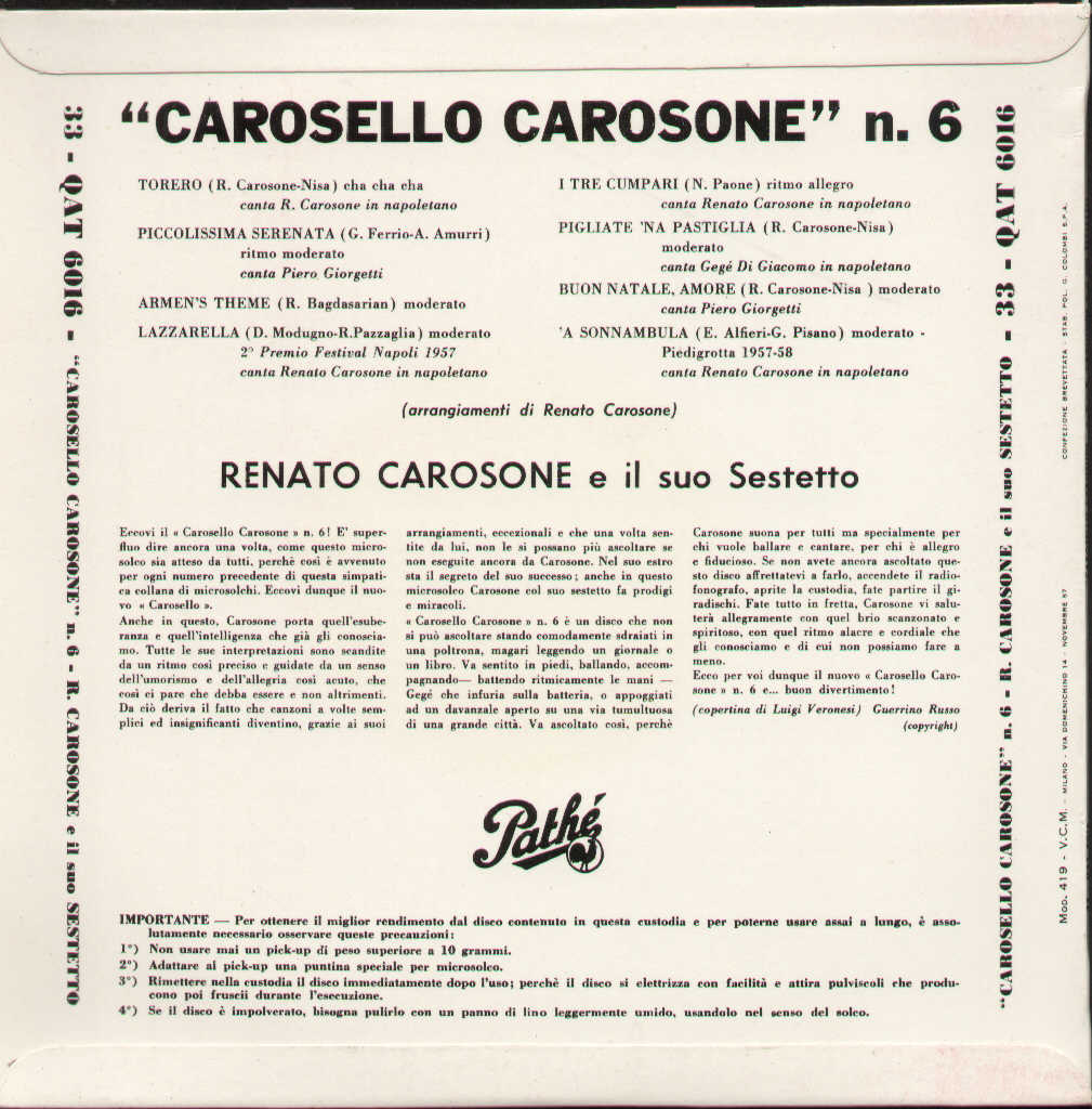Carosello Carosone N.6