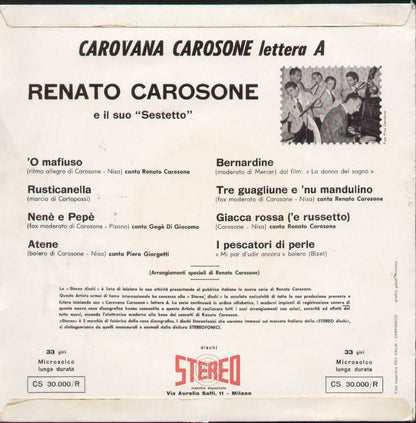 Carovana Carosone Lettera A