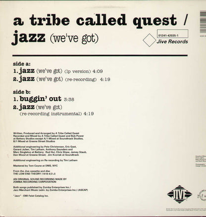 Jazz We've Got / Buggin Out