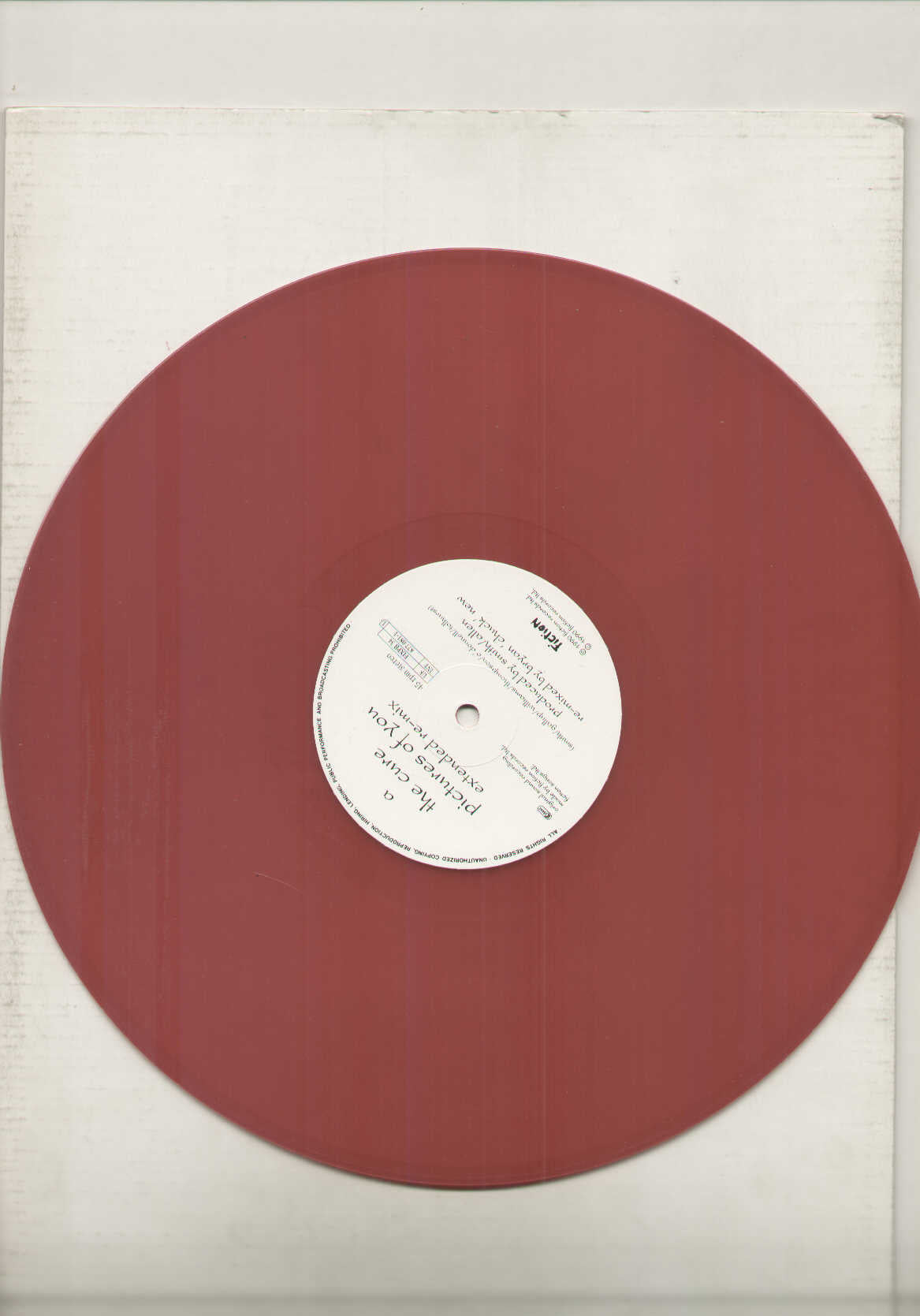 Pictures Of You Limited Edition Numbered Purple Vinyl