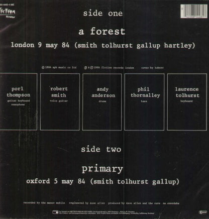 Excerpt - The Cure Live - A Forest / Primary