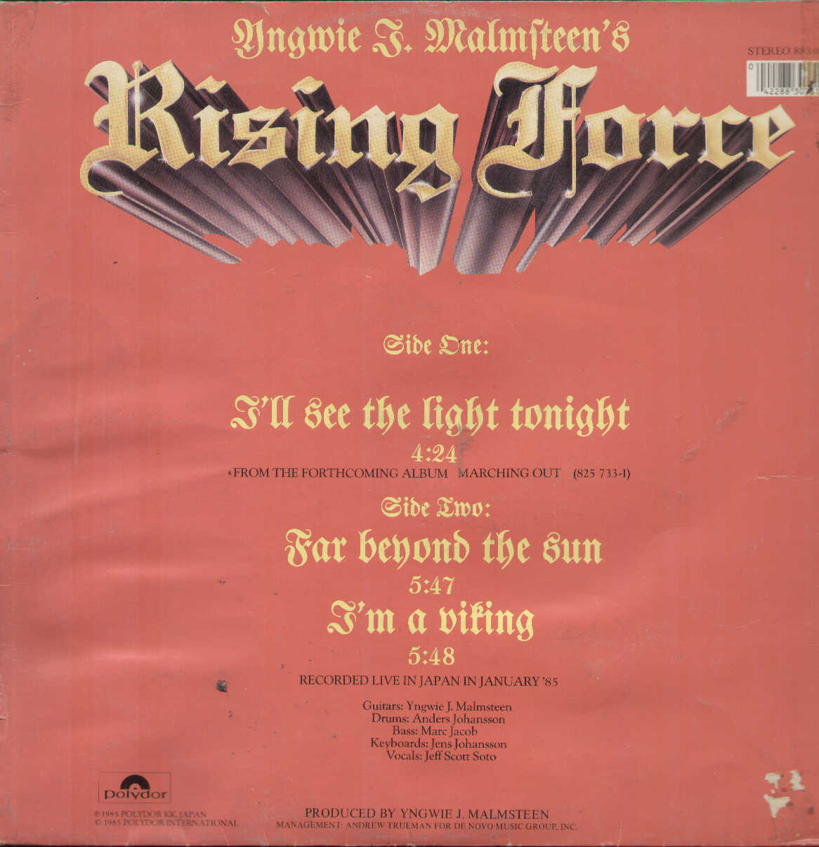 Studio / Live '85 Limited Edition