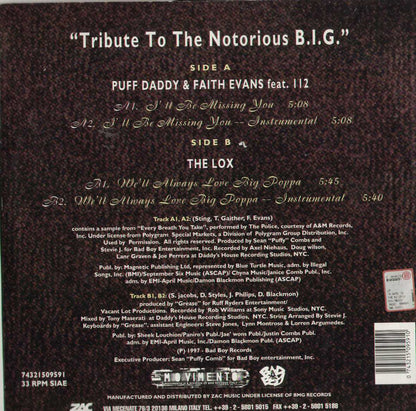 Tribute To The Notorious B.I.G. / We'll Always Love