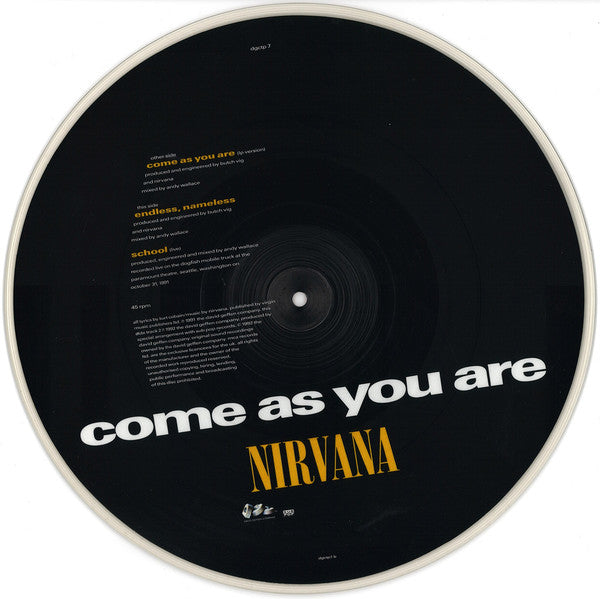 Come As You Are Limited Edition Picture Disc