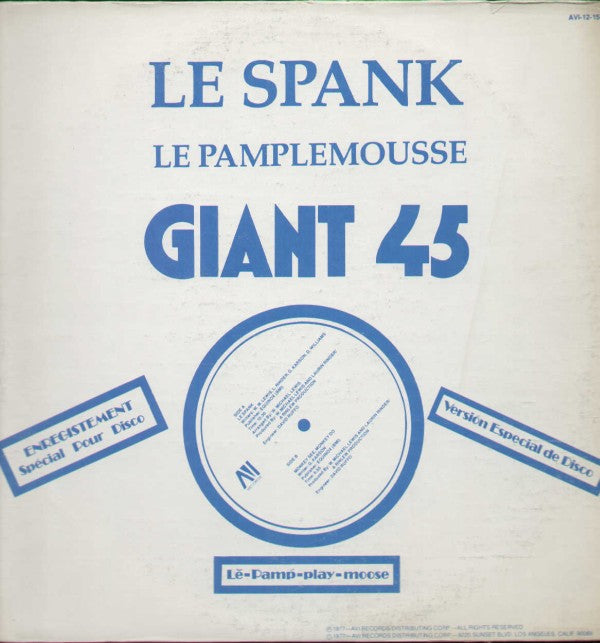 Le Spank / Monkey See Monkey Doo