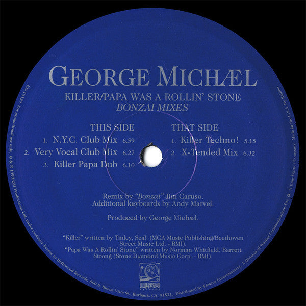 Killer / Papa Was A Rollin' Stone Bonzai Mixes