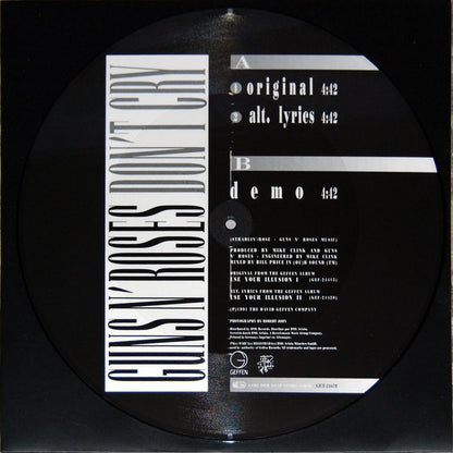 Don't Cry Picture Disc