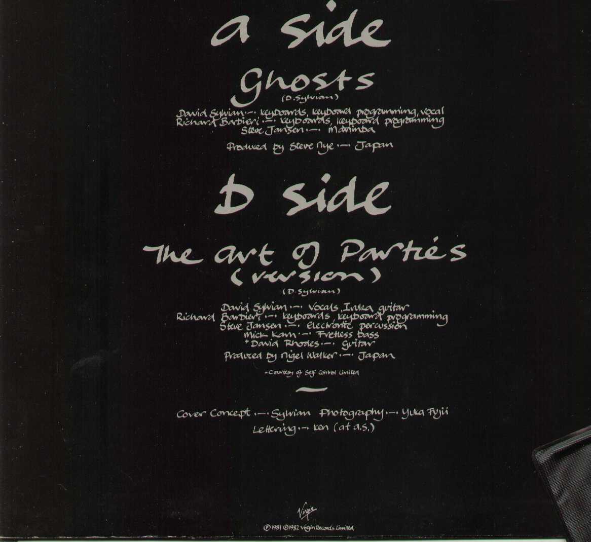 Ghosts / The Art Of Parties