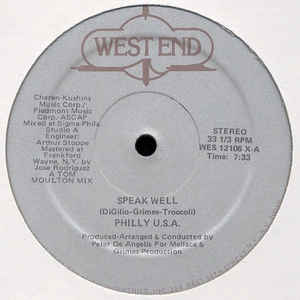 Speak Well / Instrumentally Speaking