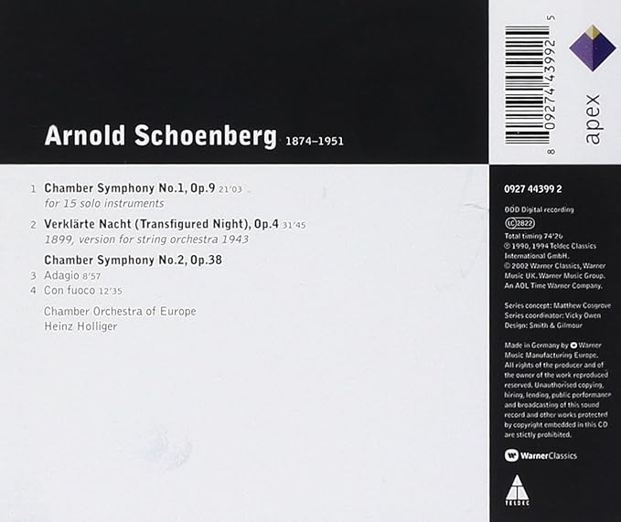 Chamber Symphonies No.1 - 2