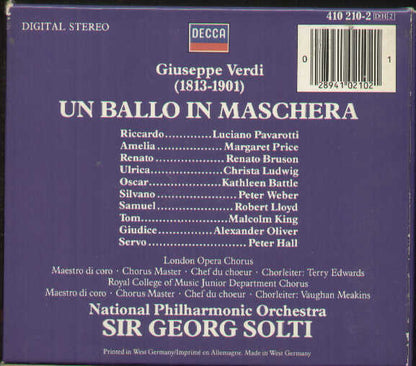 Un Ballo In Maschera