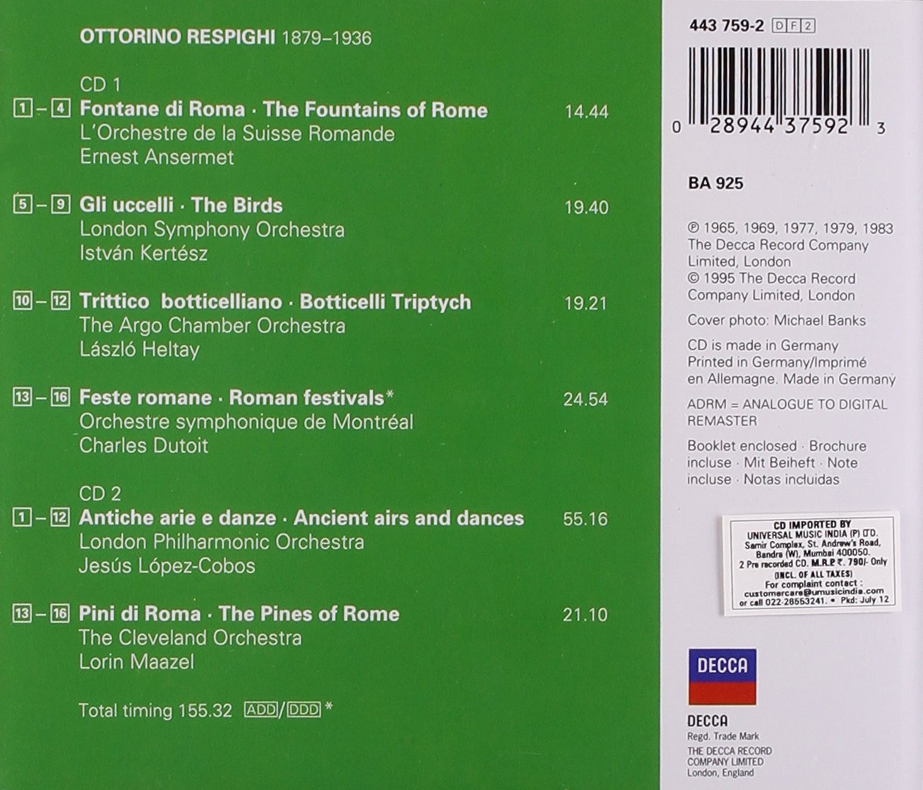 The Essential Respighi