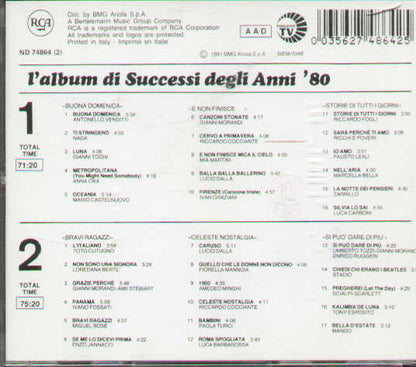 L'album Di Successi Degli Anni 80