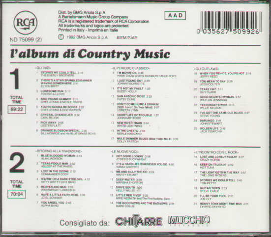 L'album Di Country Music