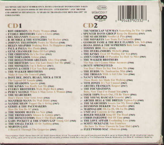 60 Number One Of The Sixties Boxset