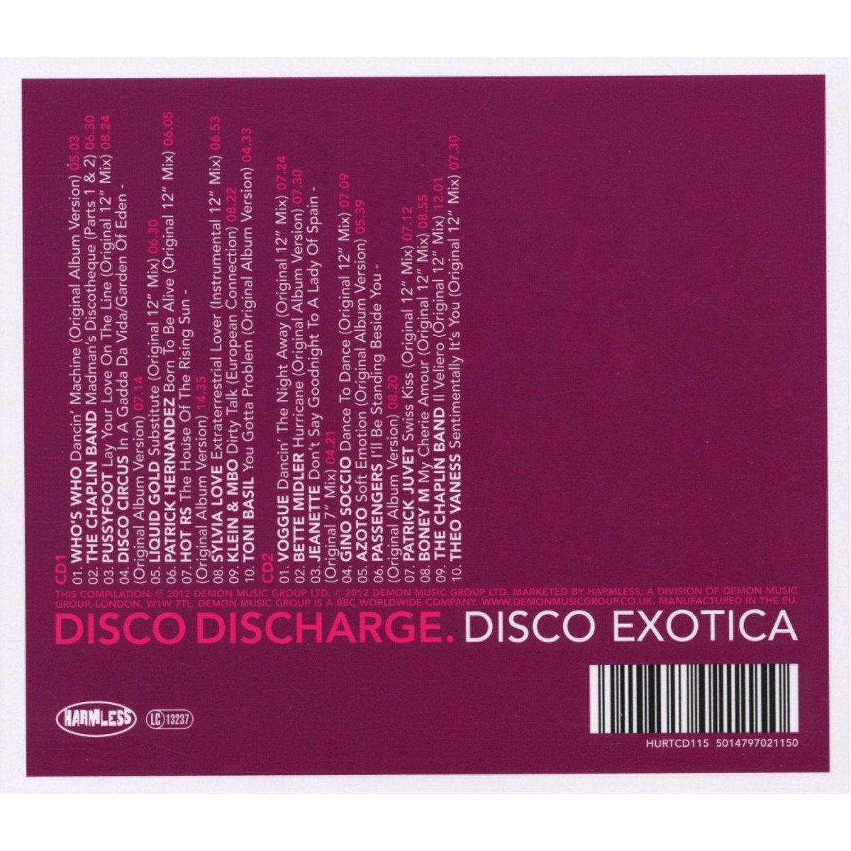 Disco Discharge Disco Exotica