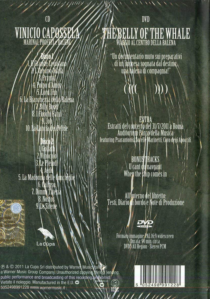 Marinai Profeti E Balene 2Cd+Dvd Boxset