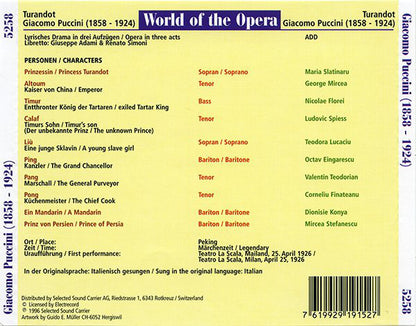 Turandot Boxset Special Edition