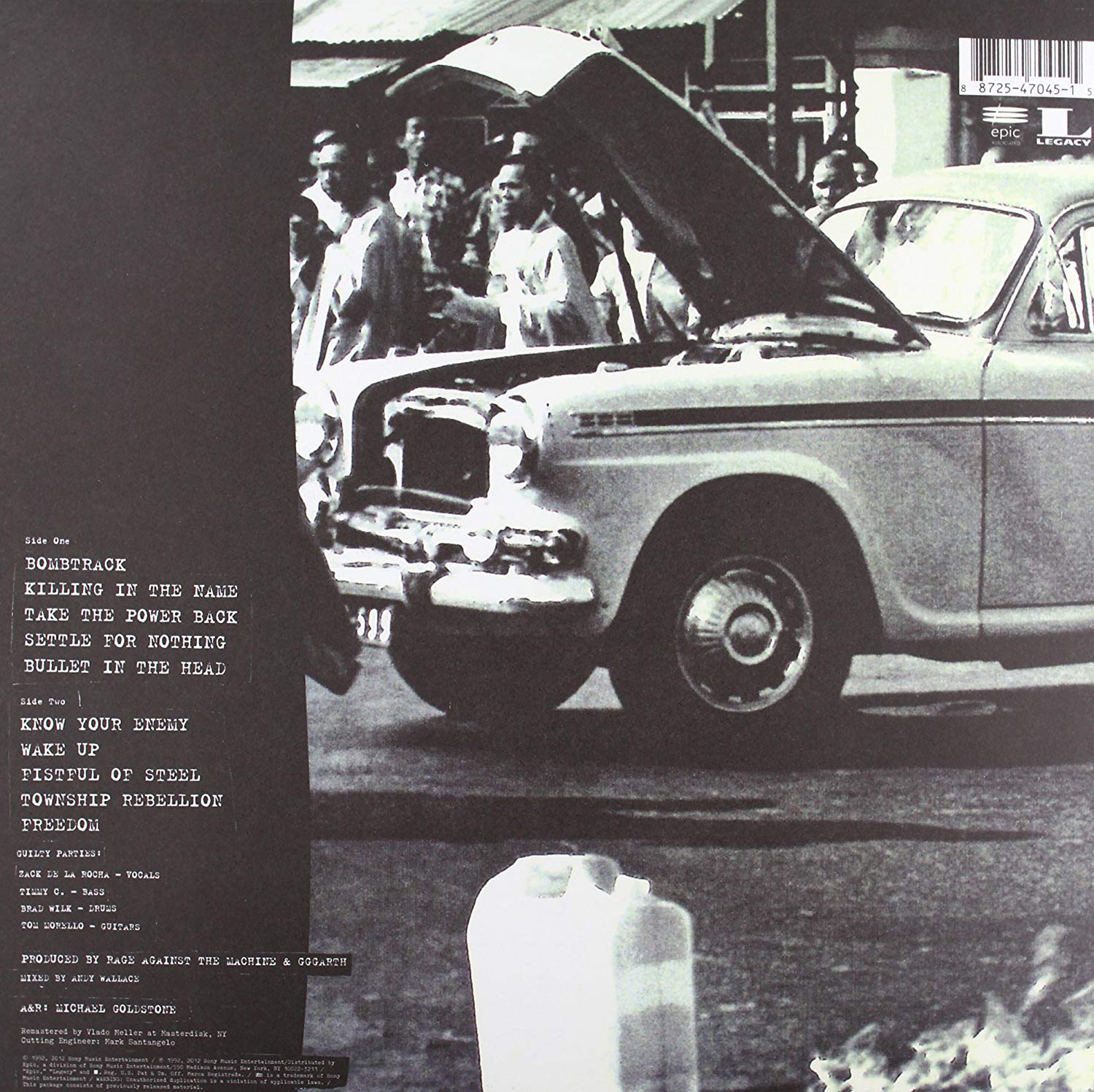 Rage Against The Machine Xx Boxset 2Cd+2Dvd+Lp