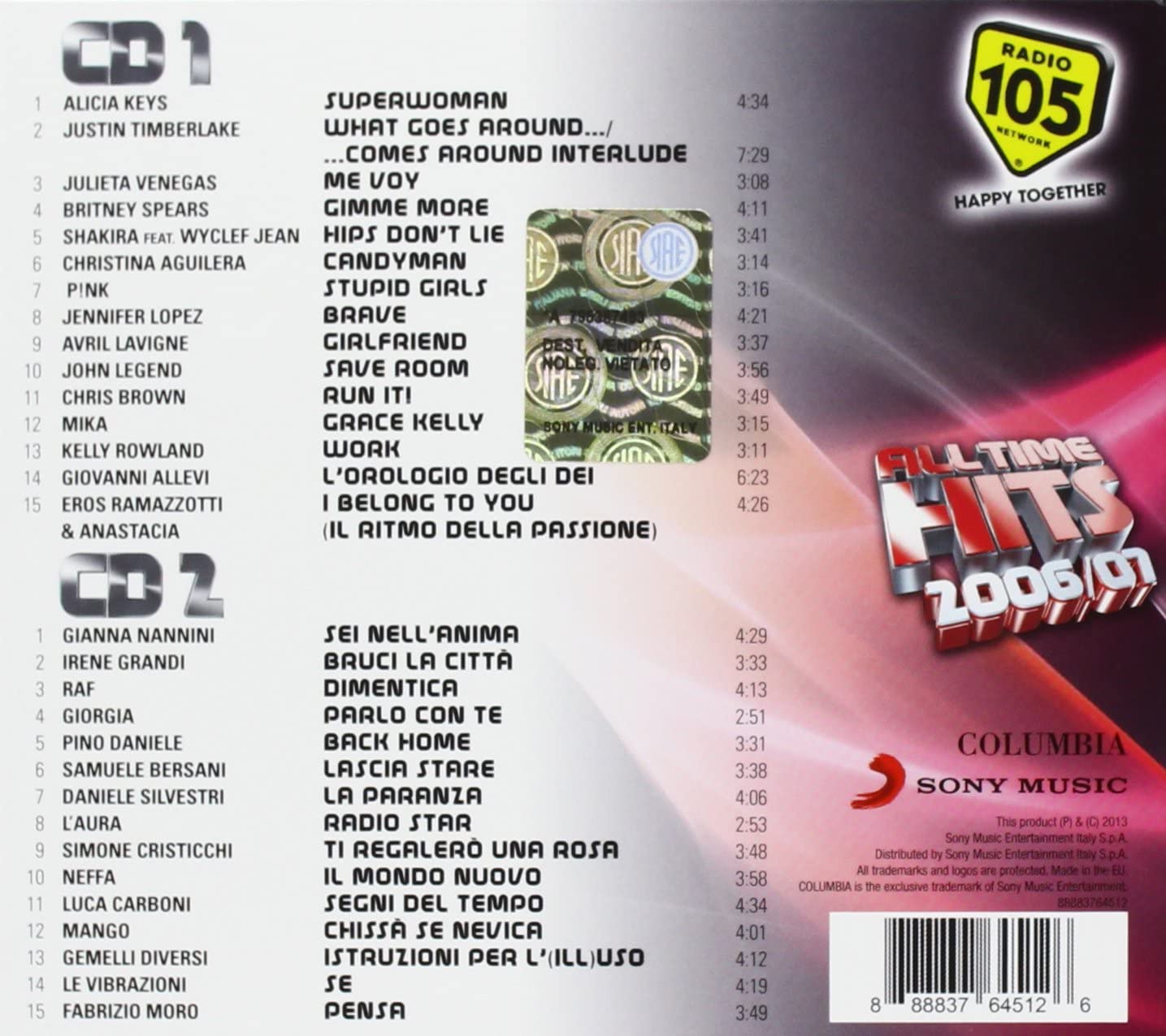 All Time Hits - 2006/07