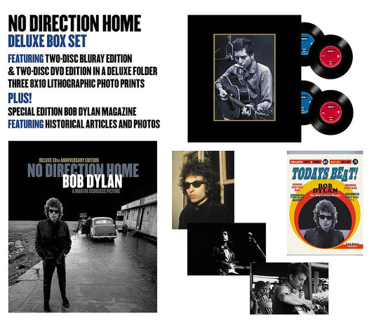 No Direction Home A Martin Scorsese Picture 2Dvd 2Blu Ray