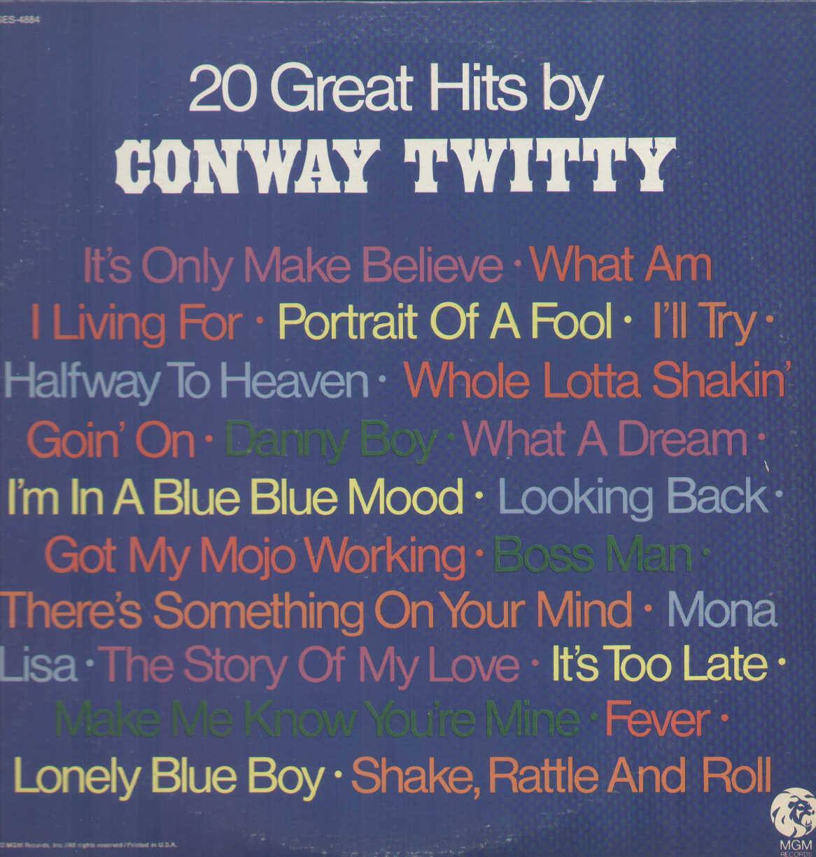 20 Greatest Hits By Conway Twitty