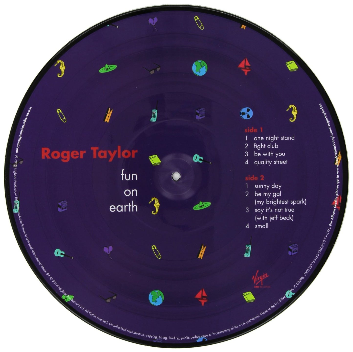 Fun On Earth Picture Disc Limited Edition