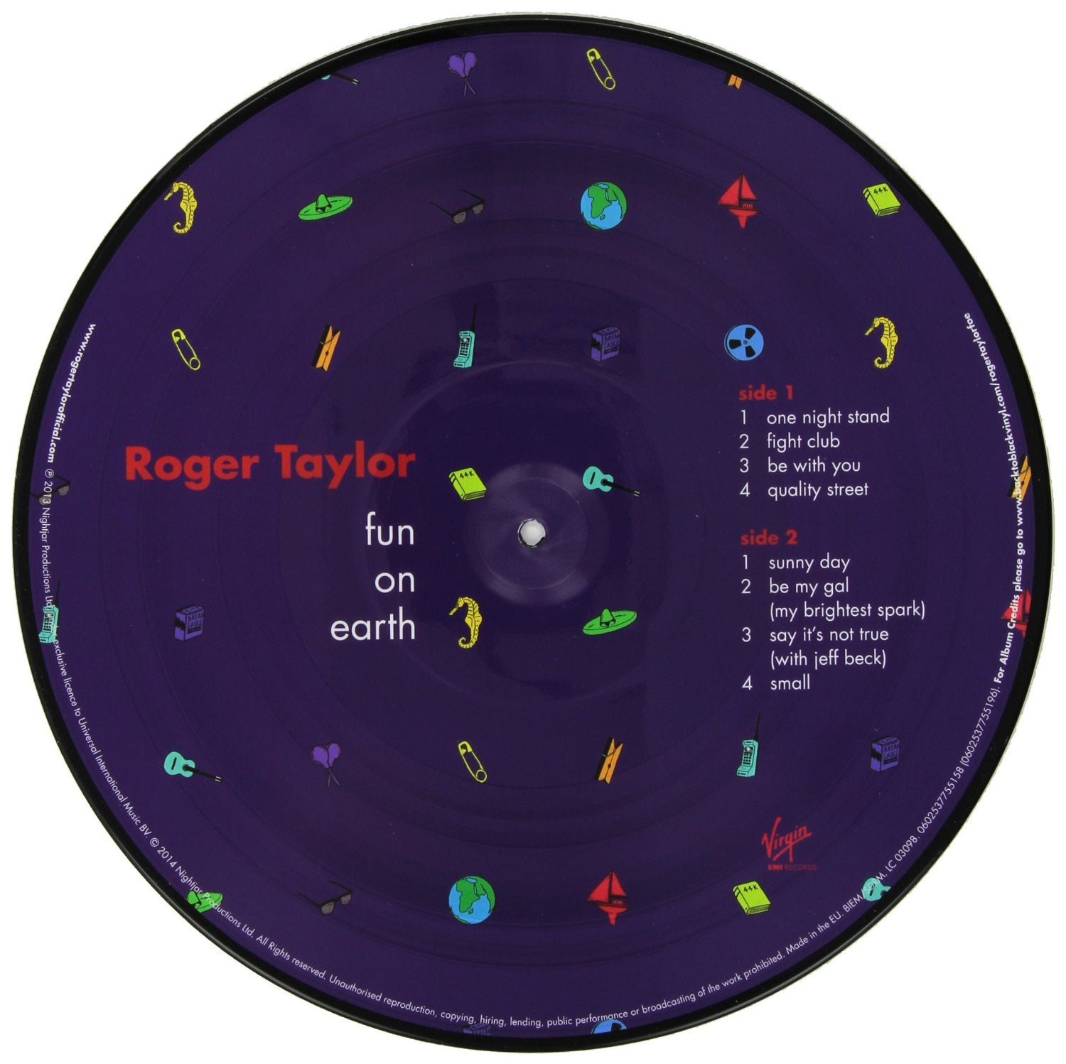 Fun On Earth Picture Disc Limited Edition