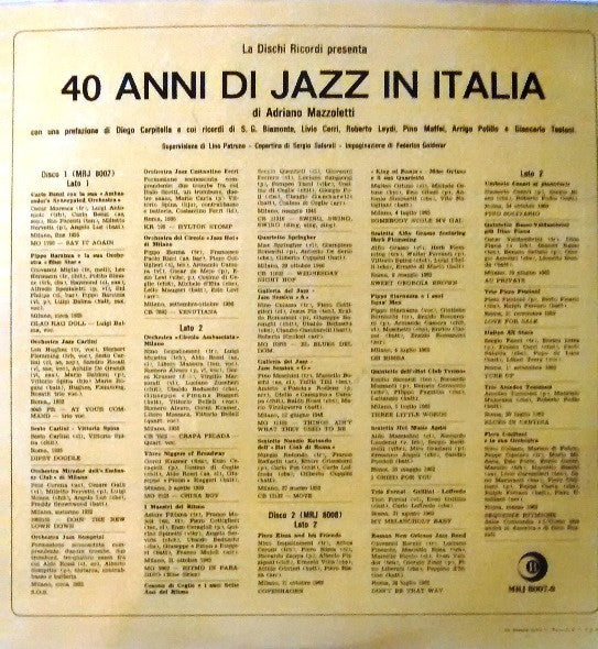 40 Anni Di Jazz In Italia