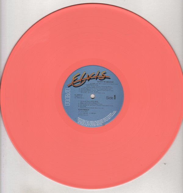 Elvis's 40 Greatest Pink Vinyl