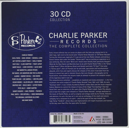 Charlie Parker Records The Complete Collection Boxset