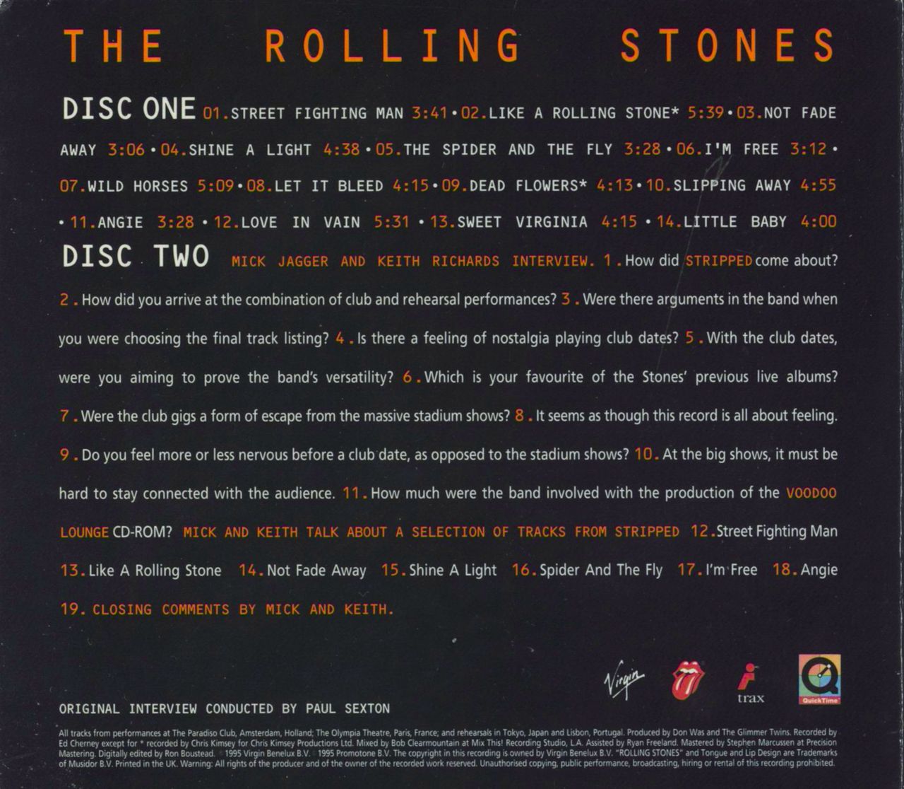 Stripped - Promotional Pack