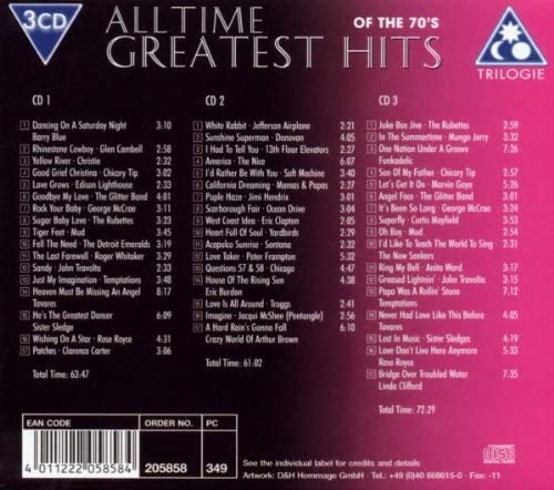 All Time Greatest Hits Of The 70'S
