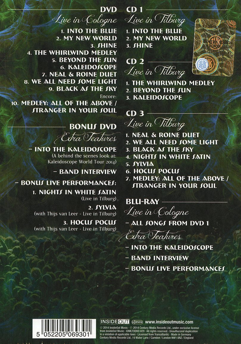 Kaliveoscope Deluxe Limited Edition Boxset 3Cd 2Dvd Bluray