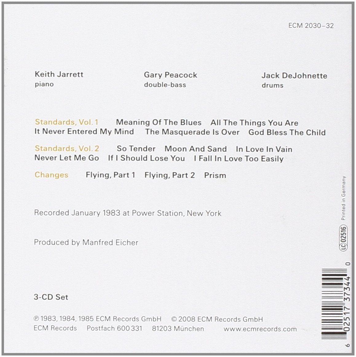 Setting Standards New York Sessions Boxset Limited Edition