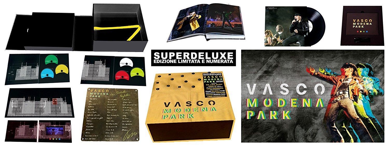 Vasco Modena Park 3 Cd + 2 Dvd + Blu-Ray Disc + Vinile 10