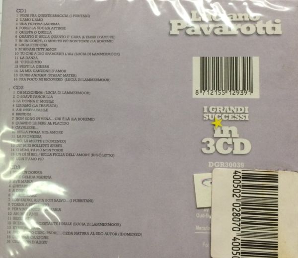 I Grandi Successi In 3 Cd Boxset