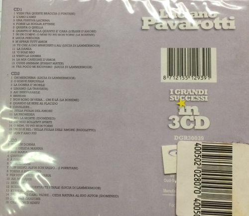 I Grandi Successi In 3 Cd Boxset