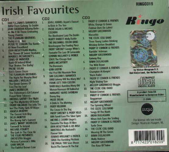 Irish Favourites 3Cd Boxset