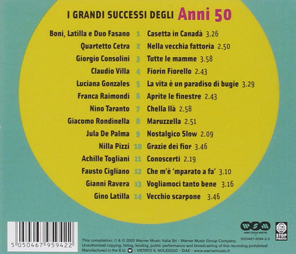I Grandi Successi Degli Anni 50