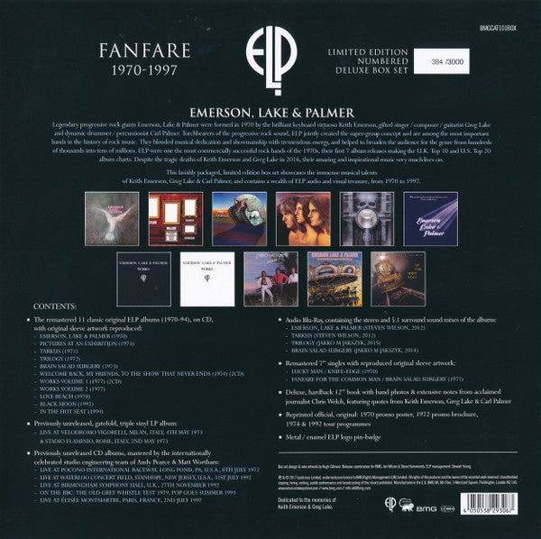 Fanfare 1970 - 1997  Deluxe Limited Edition BOXSET