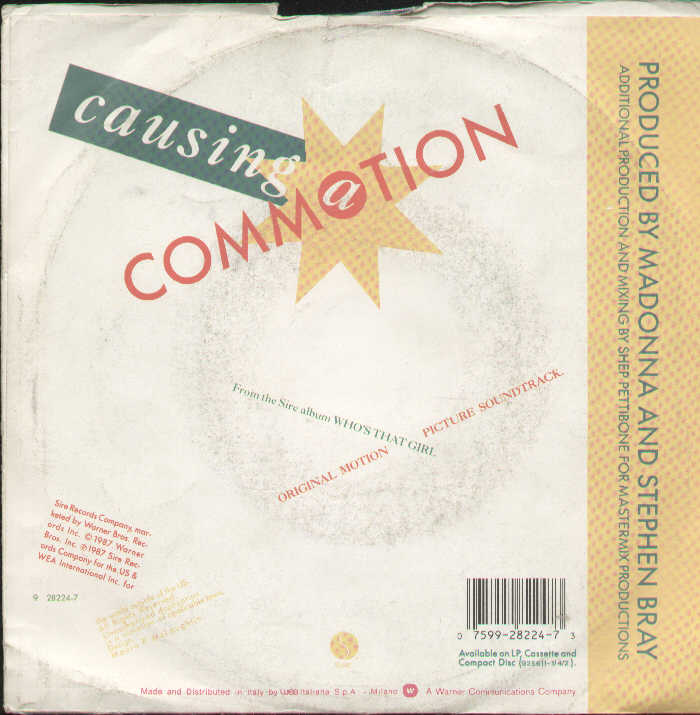 Causing A Commotion / Jimmy Jimmy