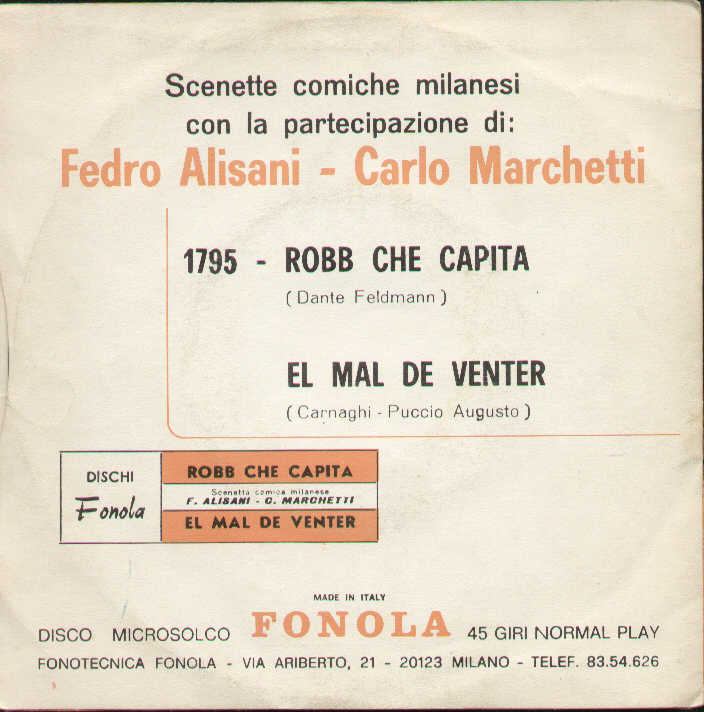 Robb Che Capita / El Mal De Venter