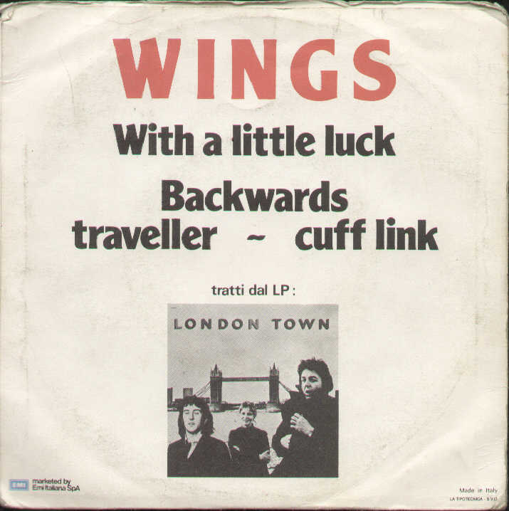 With A Little Luck / Ckwards Traveller / Cuff Link