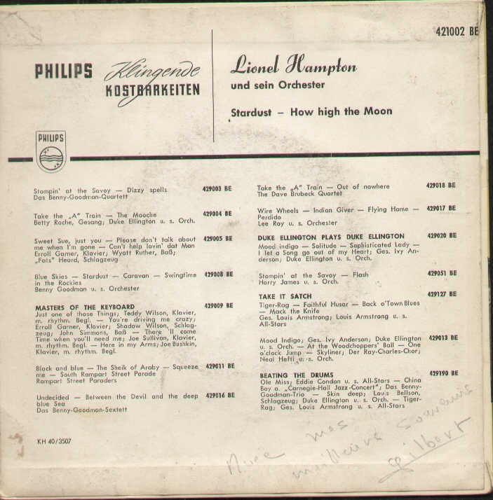 Live Recording From Apollo Hall Concert 1954