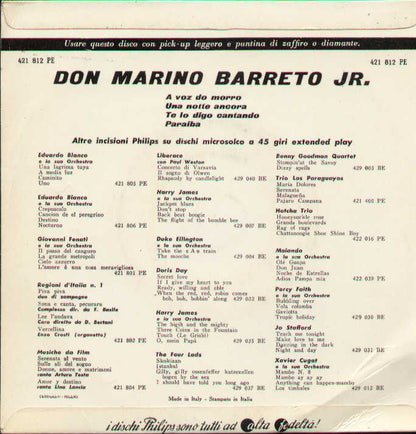 A Voz Do Morro /Una Notte Ancora / Te Lodigo Cantando ..